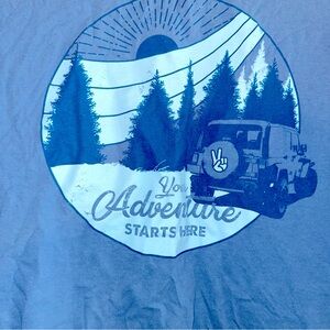 Jeep Outdoor Camping Forest Adventure Shirt T-shirt